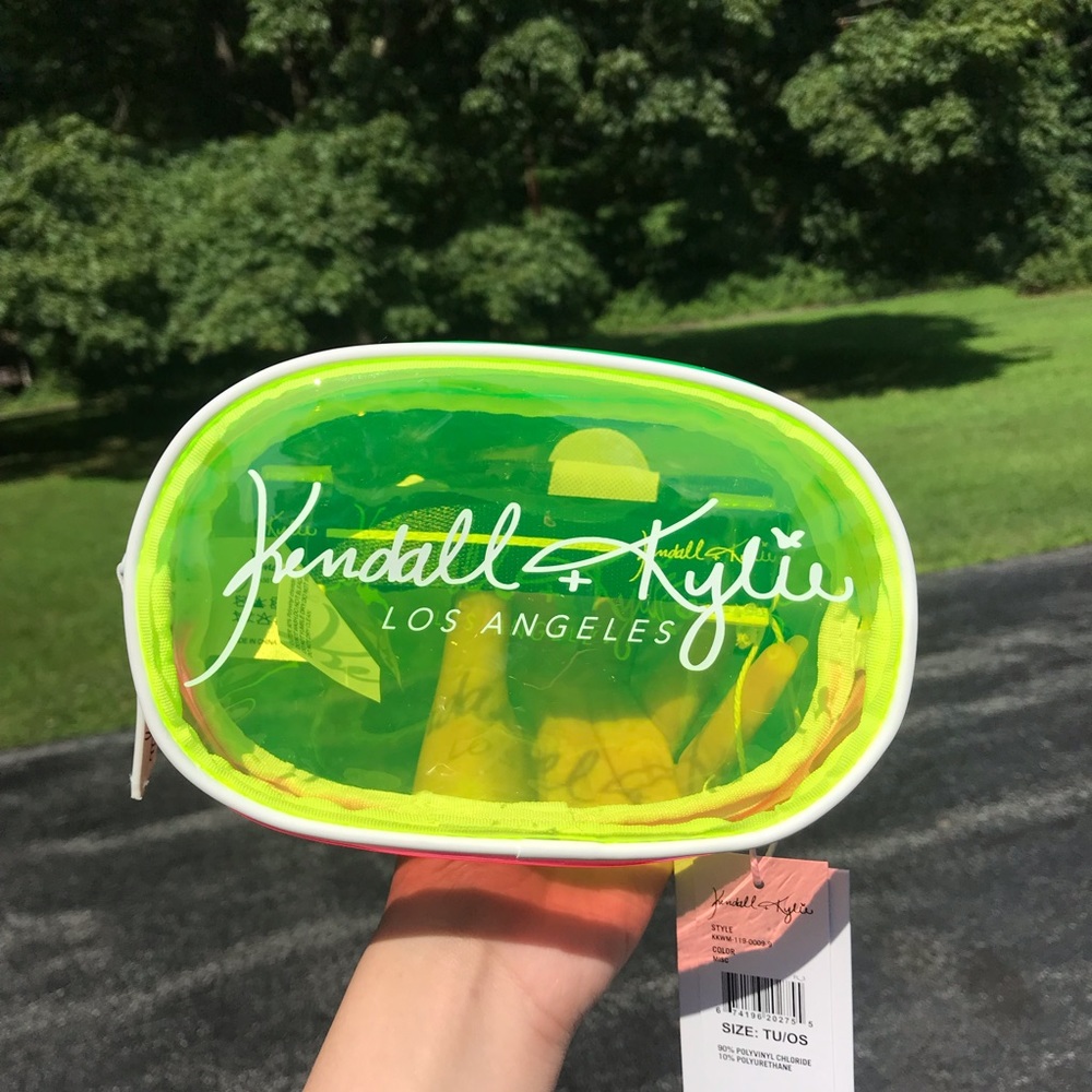 Kendall and Kylie Neon Clear Fanny Pack Waist Bag